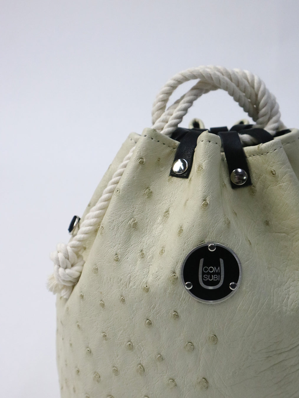 COMUSUBI / COMUSUBI BAG ”Leather” -Vanilla-