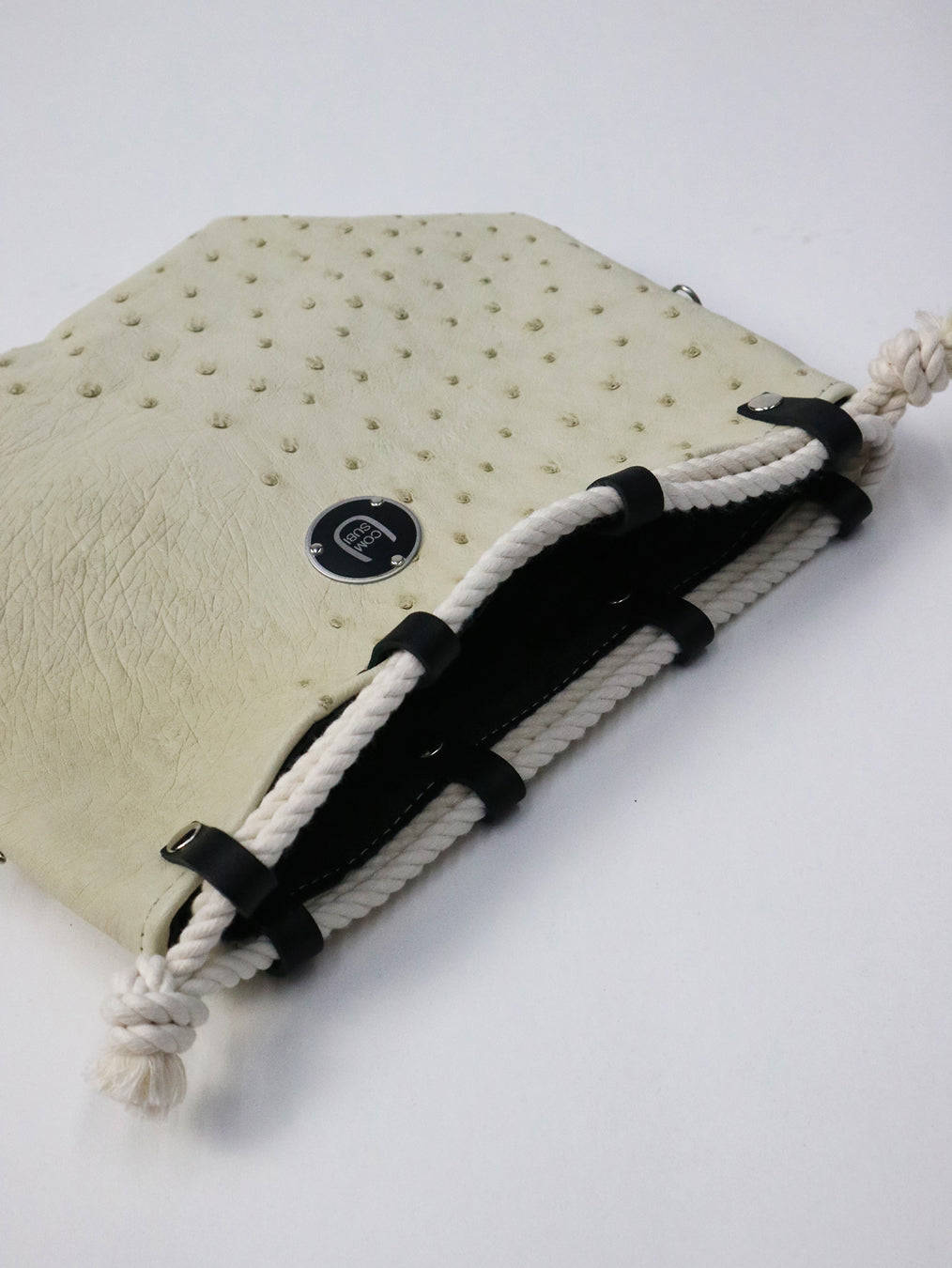 COMUSUBI / COMUSUBI BAG ”Leather” -Vanilla-
