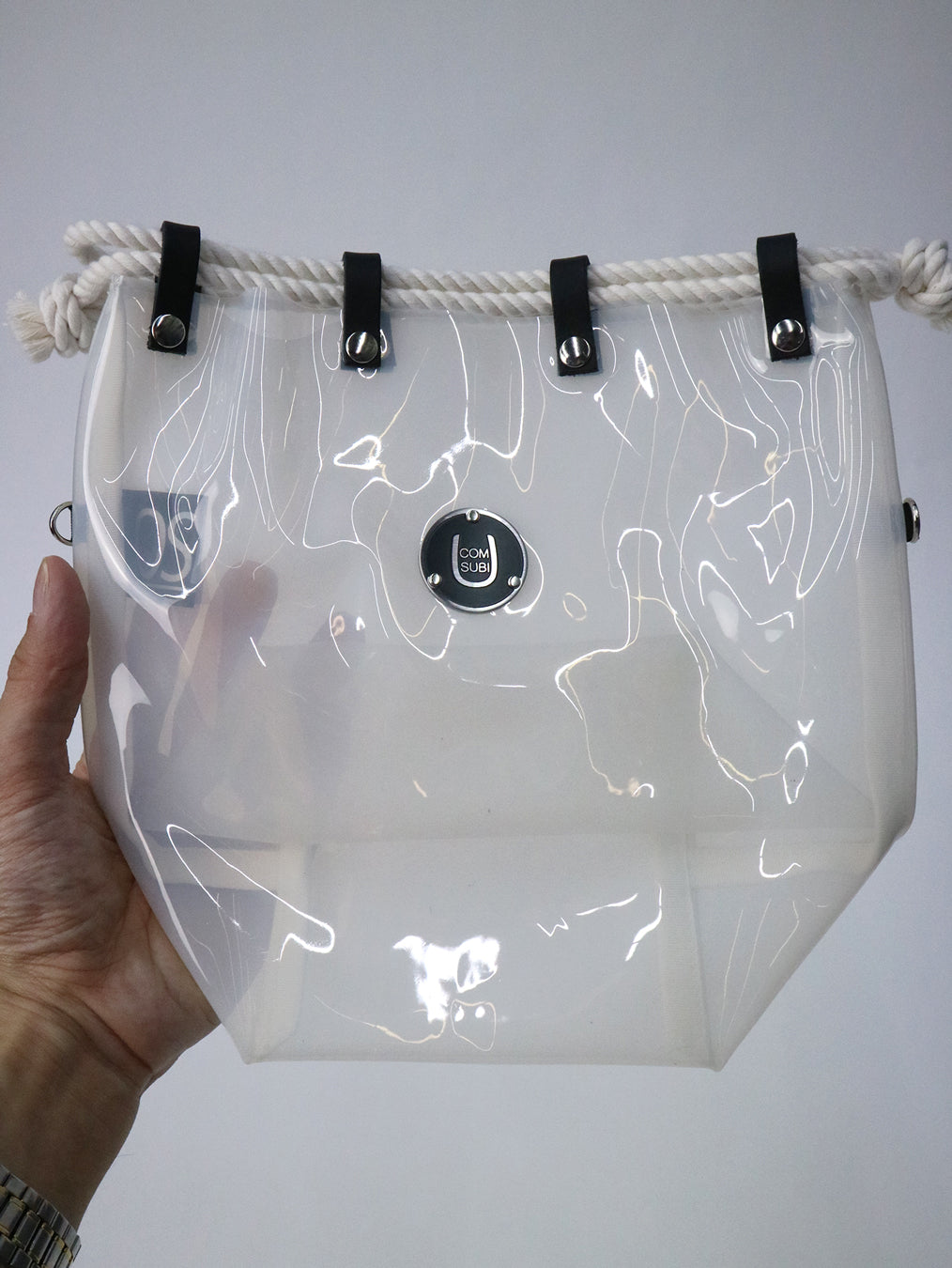 COMUSUBI / COMUSUBI BAG ”Leather” -Vanilla-