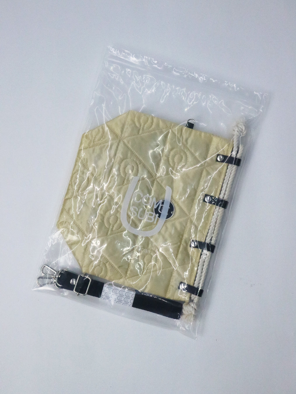 COMUSUBI / COMUSUBI BAG ”Leather” -Vanilla-