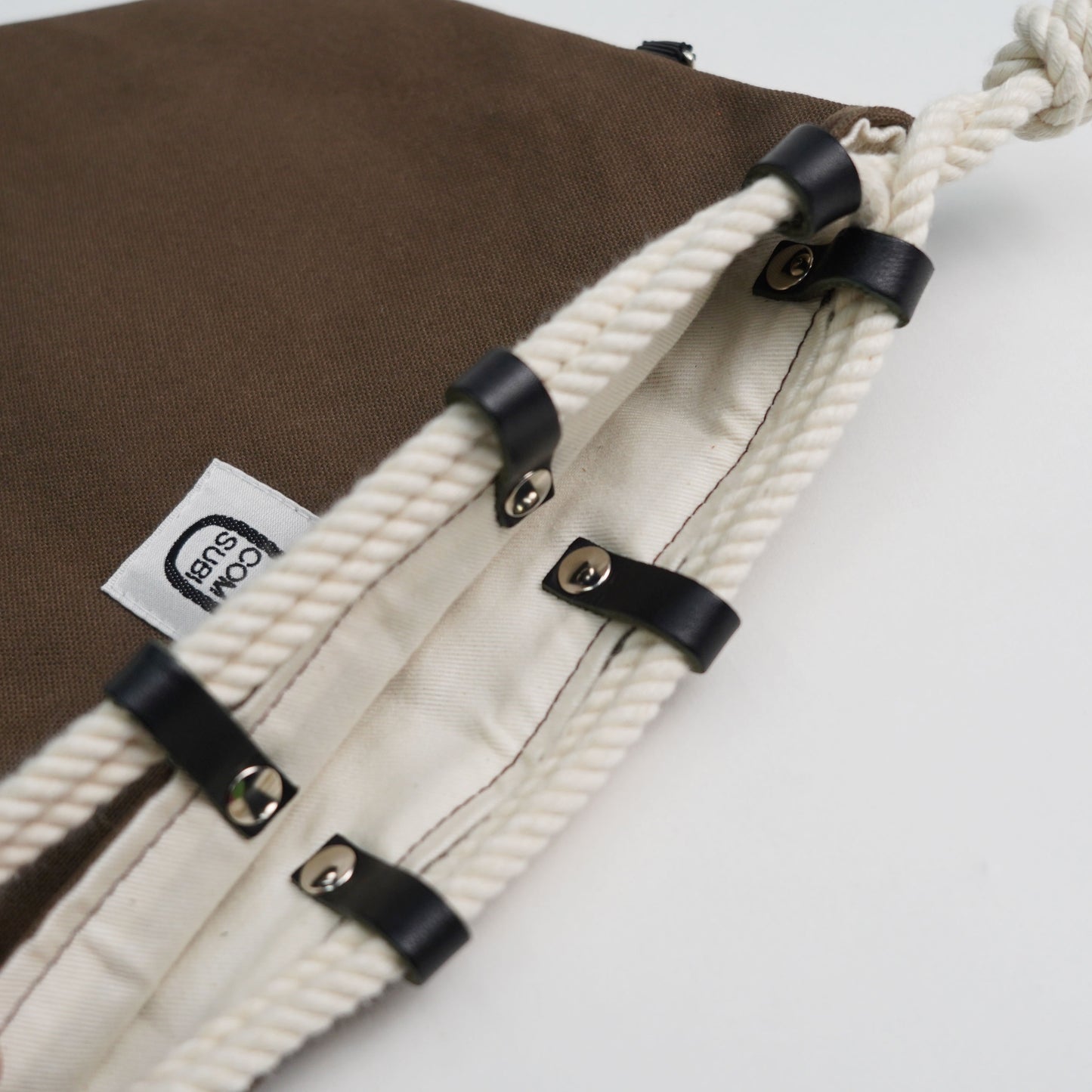 COMUSUBI / COMUSUBI BAG ”Leather” -Vanilla-
