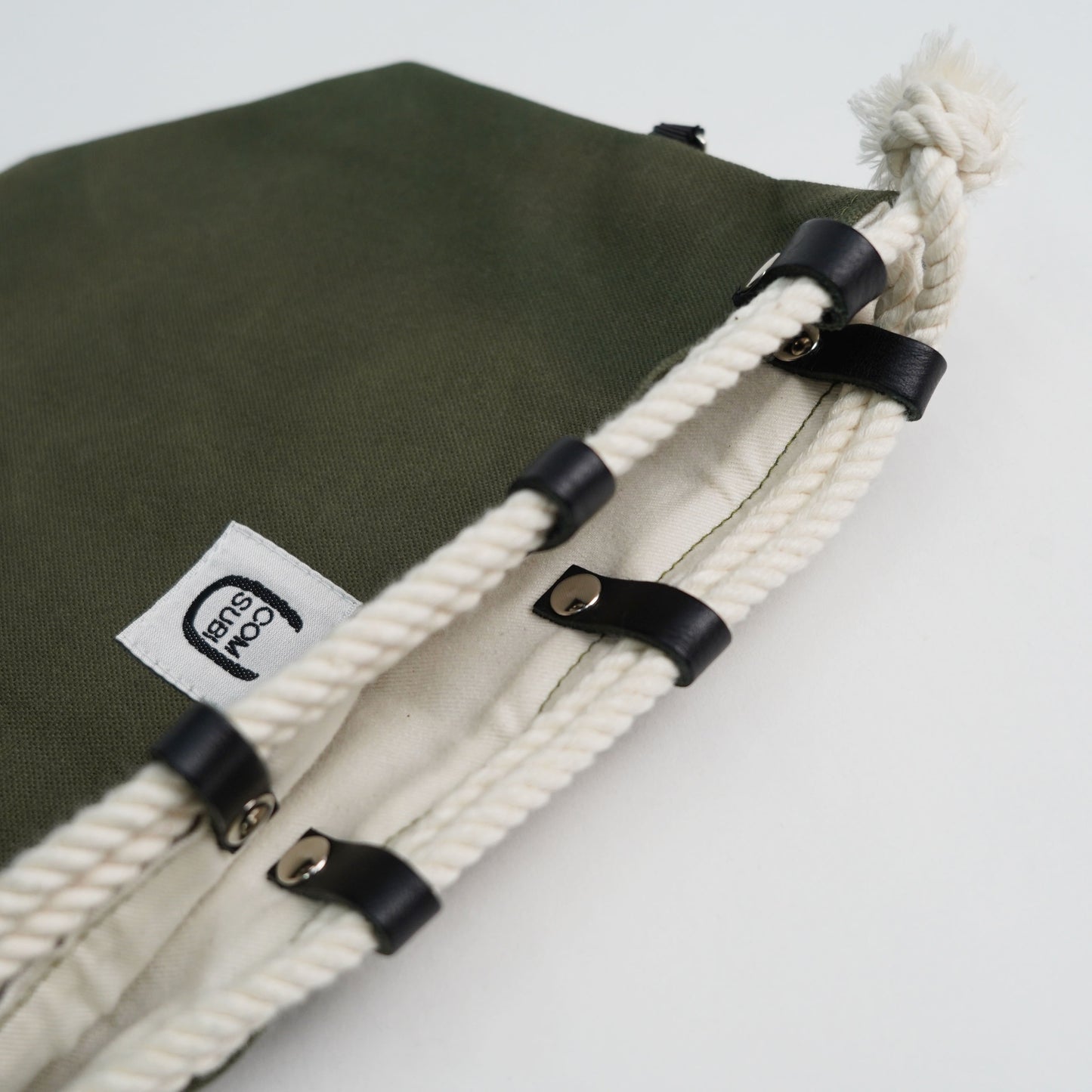 COMUSUBI / COMUSUBI BAG ”Leather” -Vanilla-