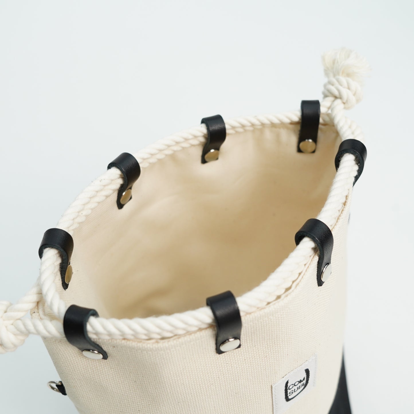 COMUSUBI / COMUSUBI BAG ”Leather” -Vanilla-