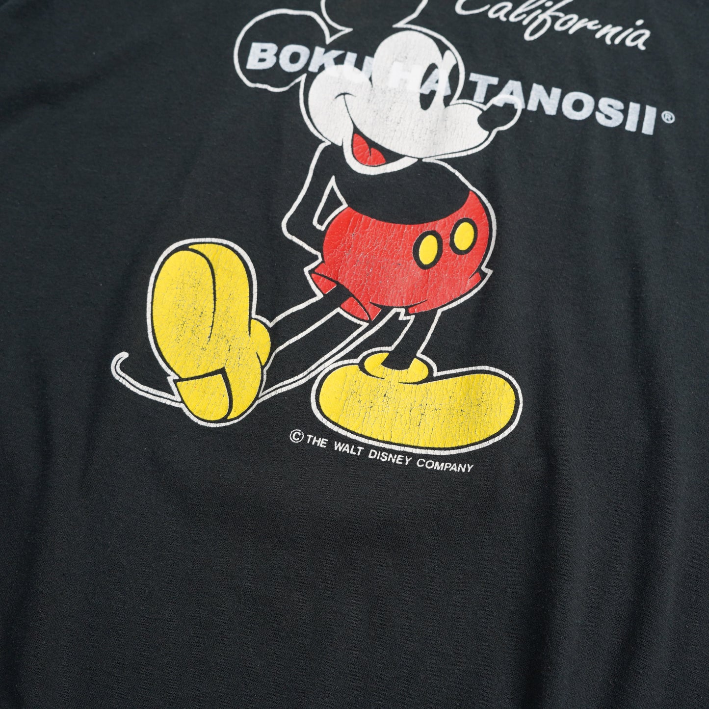 BOKU HA TANOSII / BOKUTANO on USED ”Micky Mouse” Black