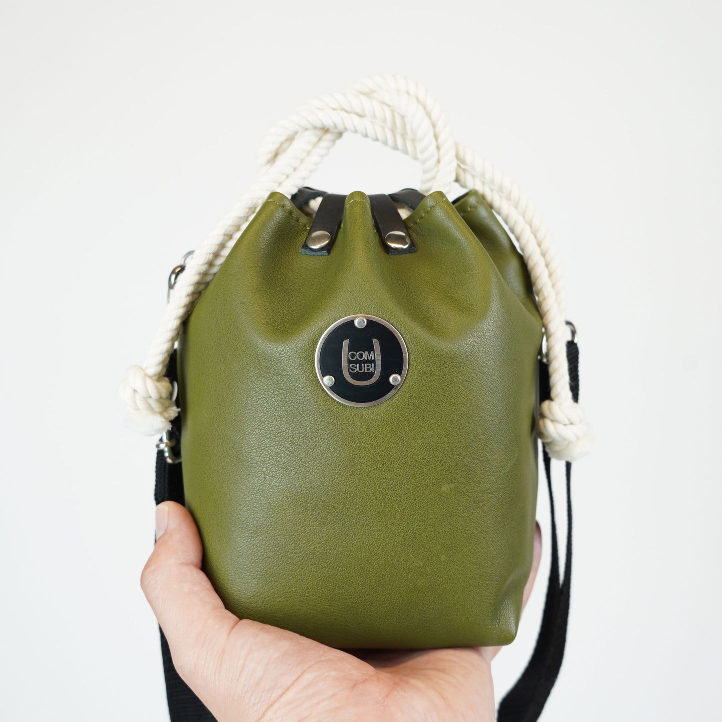 COMUSUBI / COMUSUBI BAG ”Leather” -Vanilla-