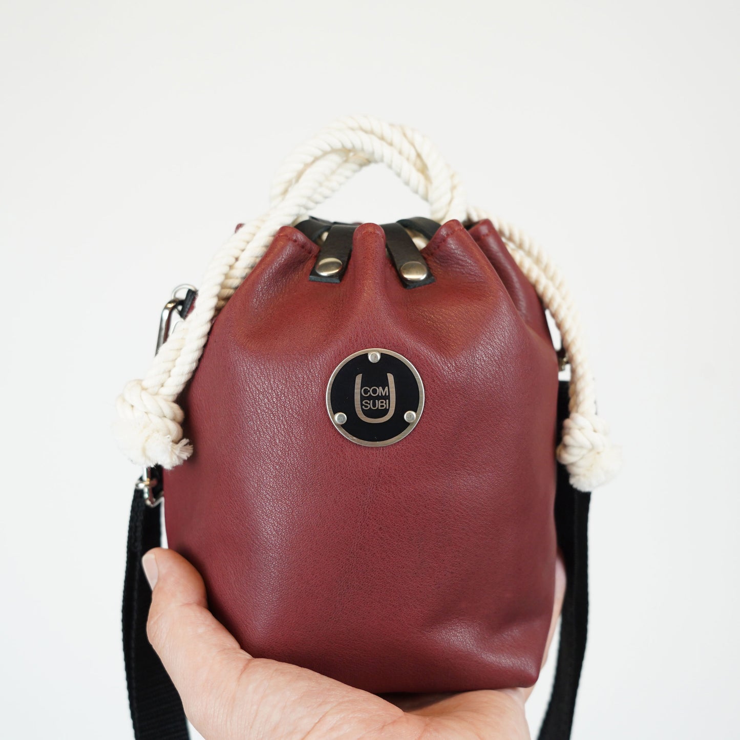 COMUSUBI / COMUSUBI BAG ”Leather” -Vanilla-