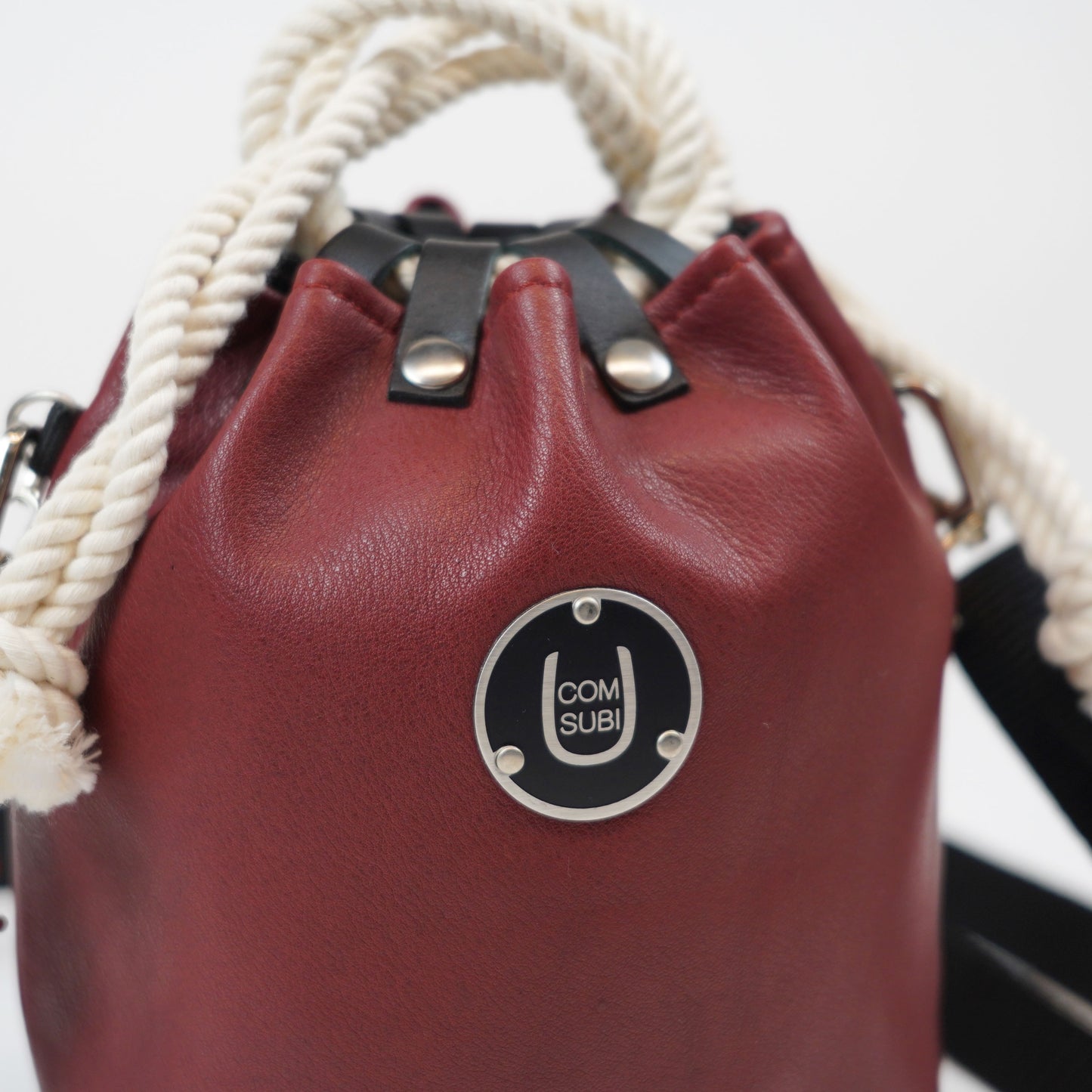 COMUSUBI / COMUSUBI BAG ”Leather” -Vanilla-