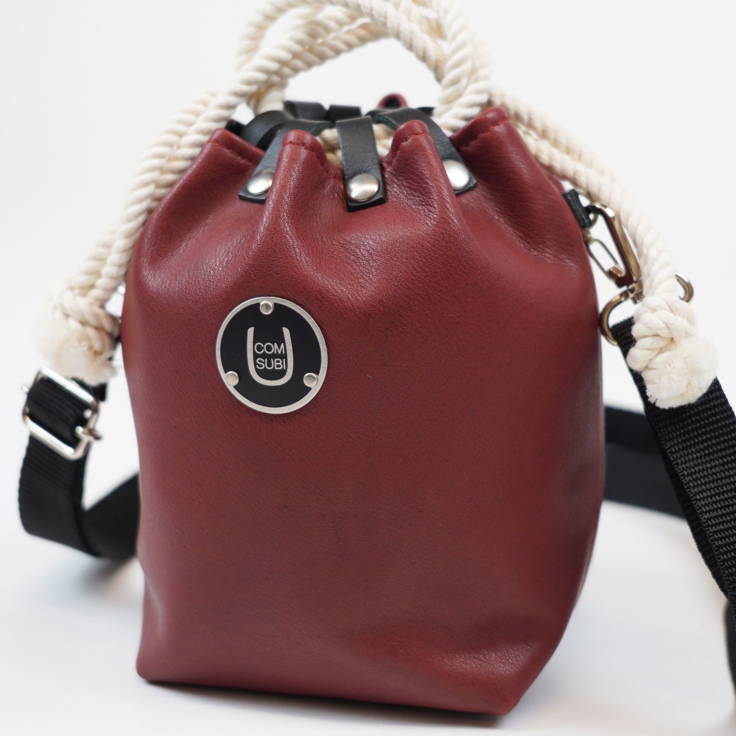 COMUSUBI / COMUSUBI BAG ”Leather” -Vanilla-