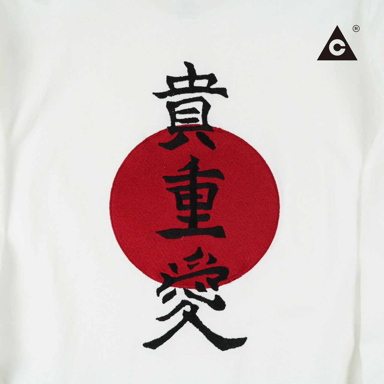 TMC / 貴重愛ロンTee "刺繍" -WH-