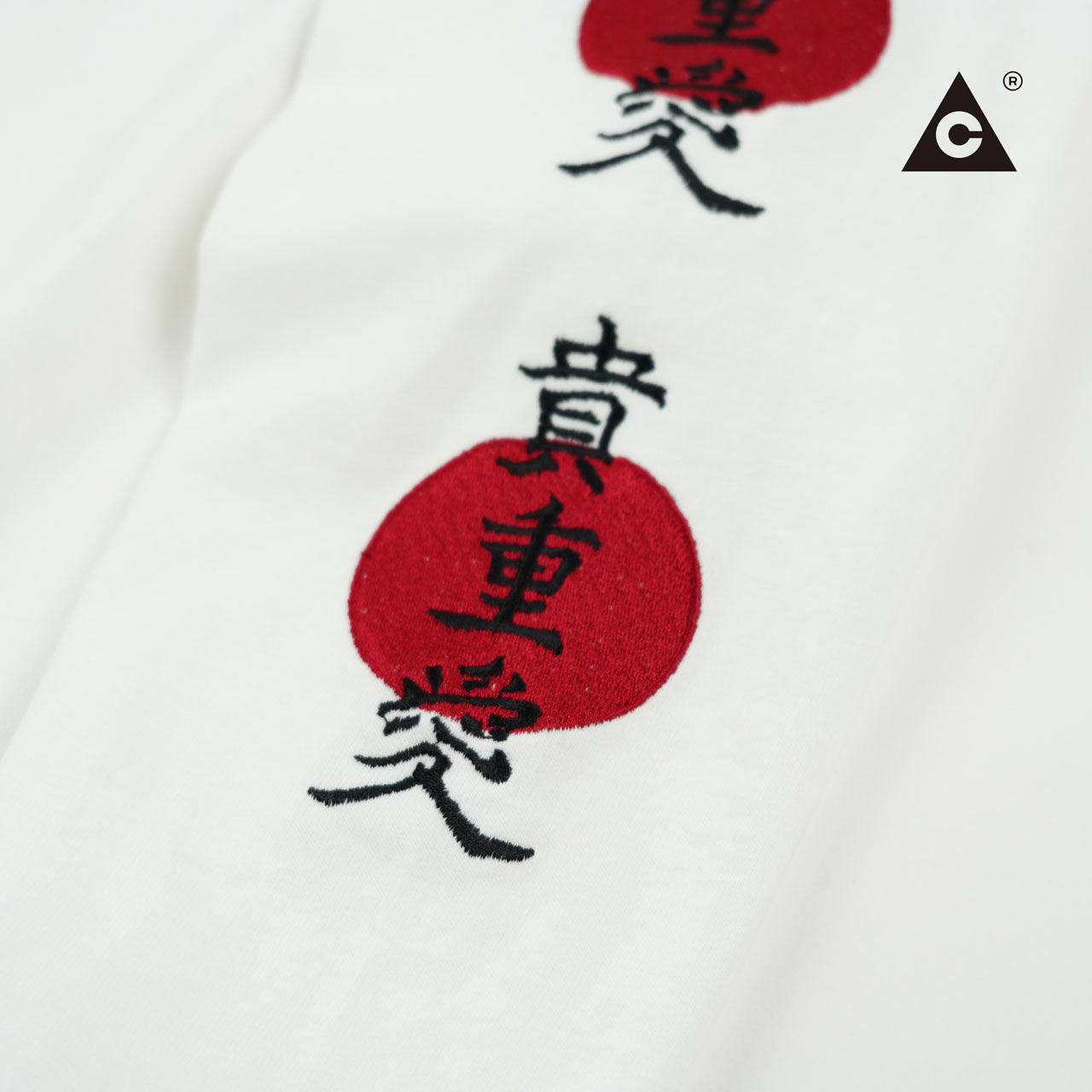 TMC / 貴重愛ロンTee "刺繍" -WH-