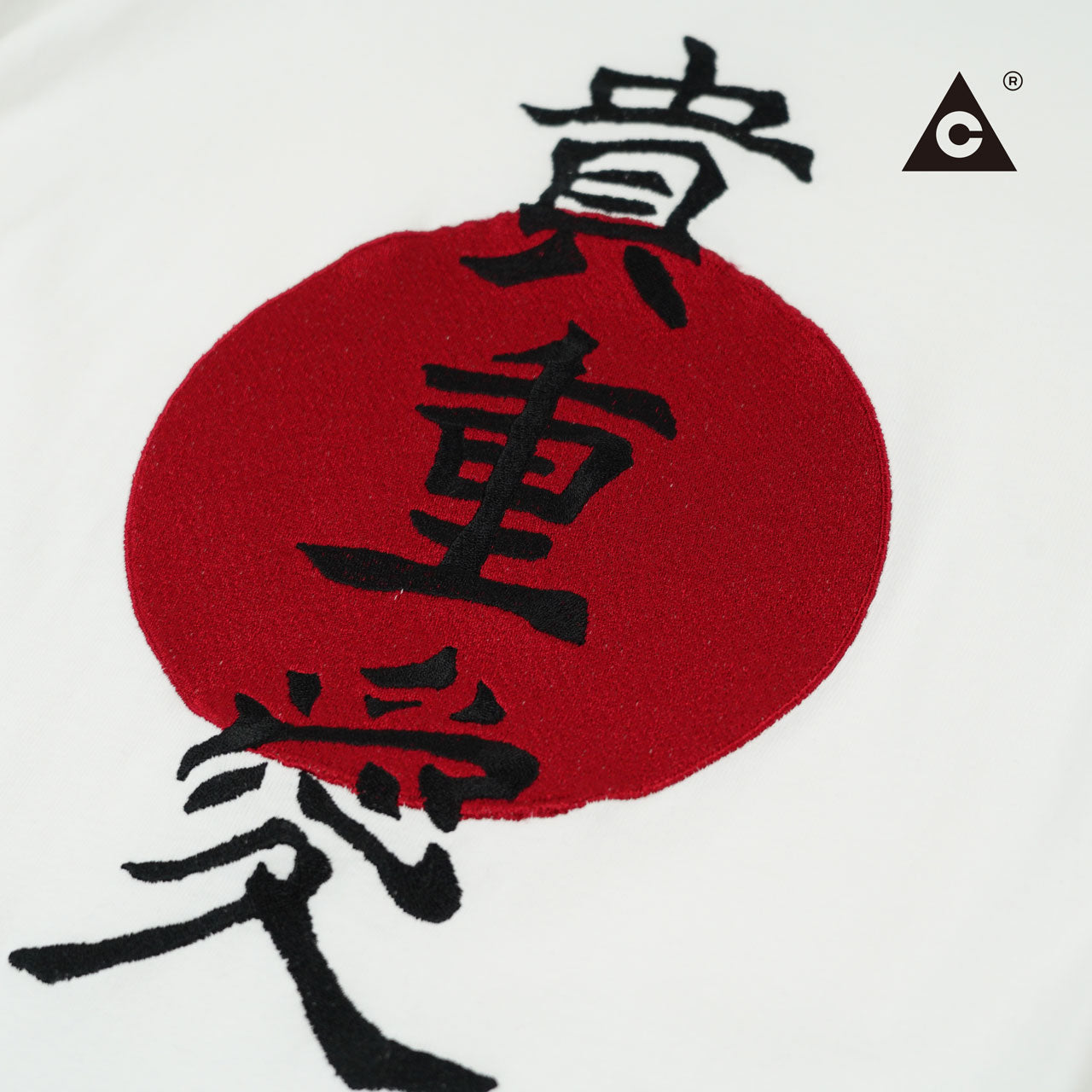 TMC / 貴重愛ロンTee "刺繍" -WH-