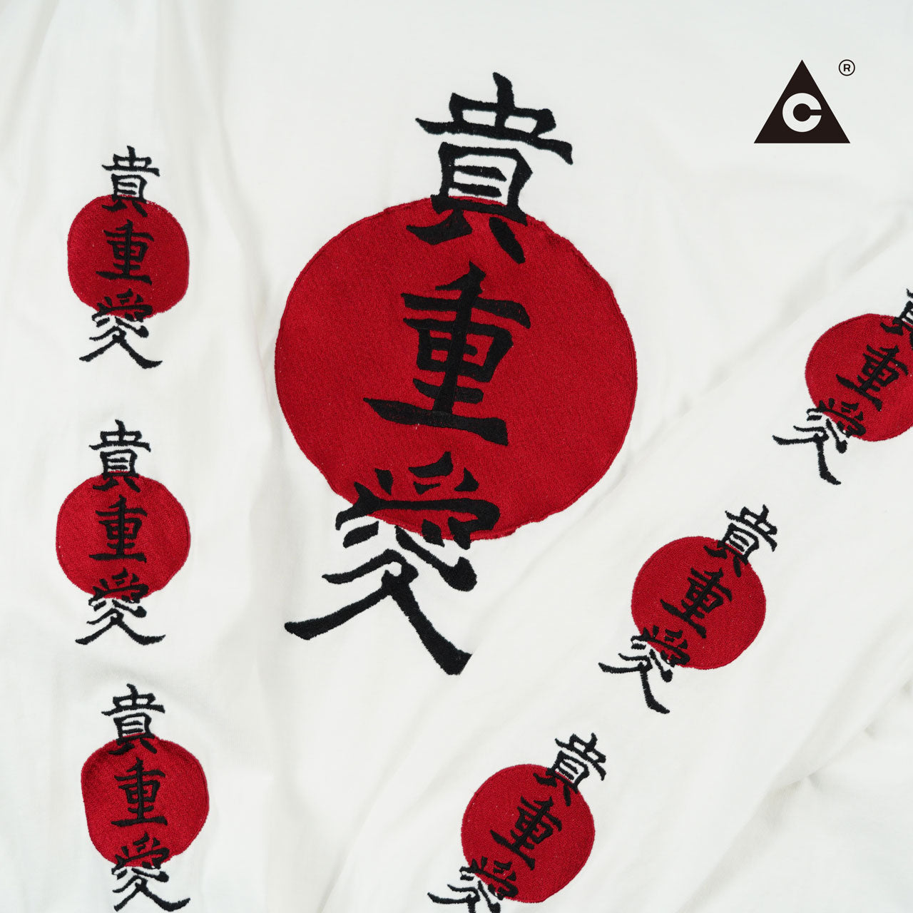 TMC / 貴重愛ロンTee "刺繍" -WH-