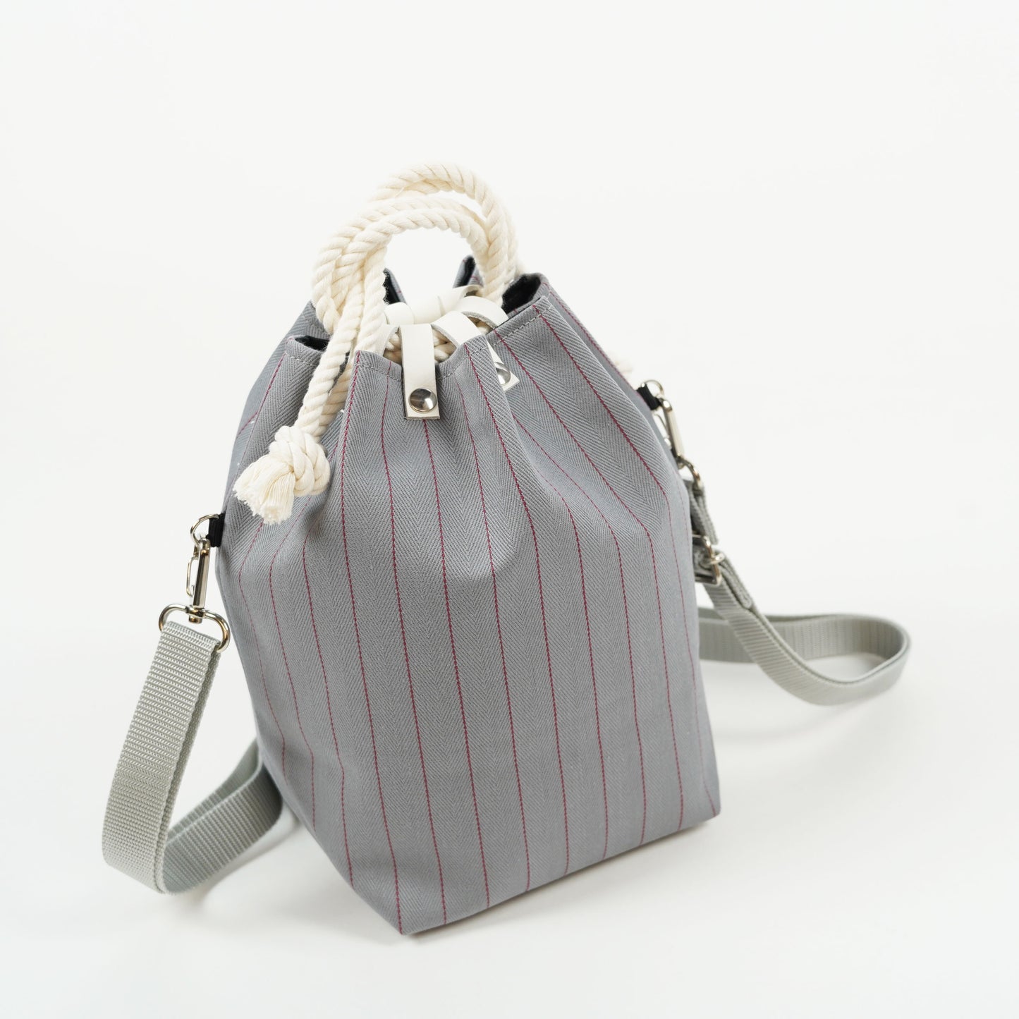 COMUSUBI / COMUSUBI BAG ”Coke Stripe with Splash” -Gray-