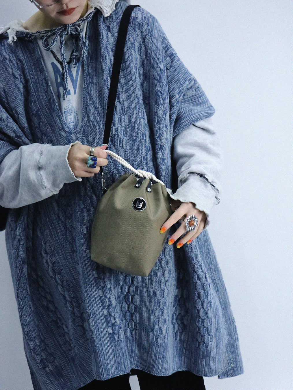 COMUSUBI / COMUSUBI BAG ”Leather” -Vanilla-