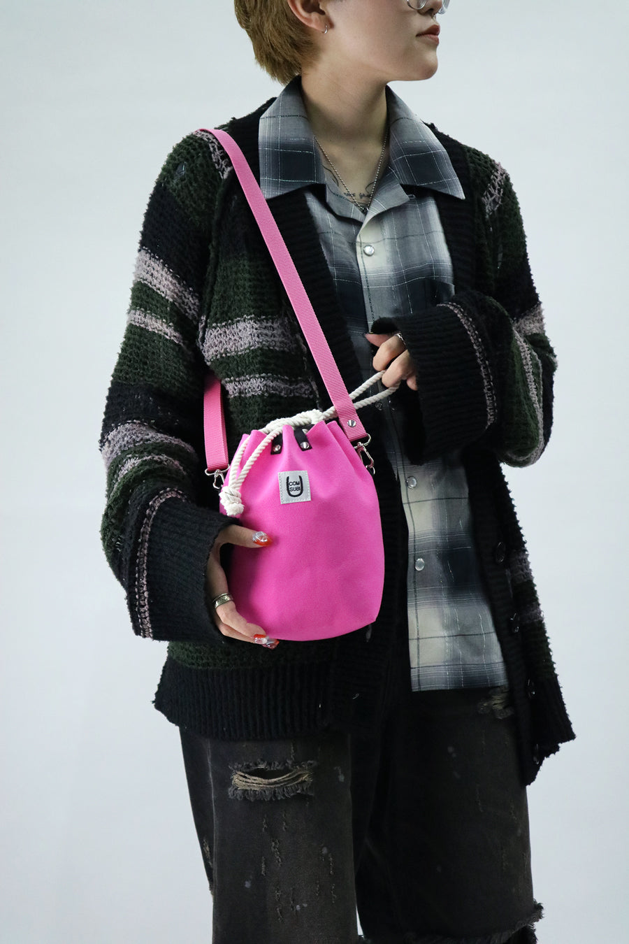COMUSUBI / COMUSUBI BAG ”Leather” -Vanilla-