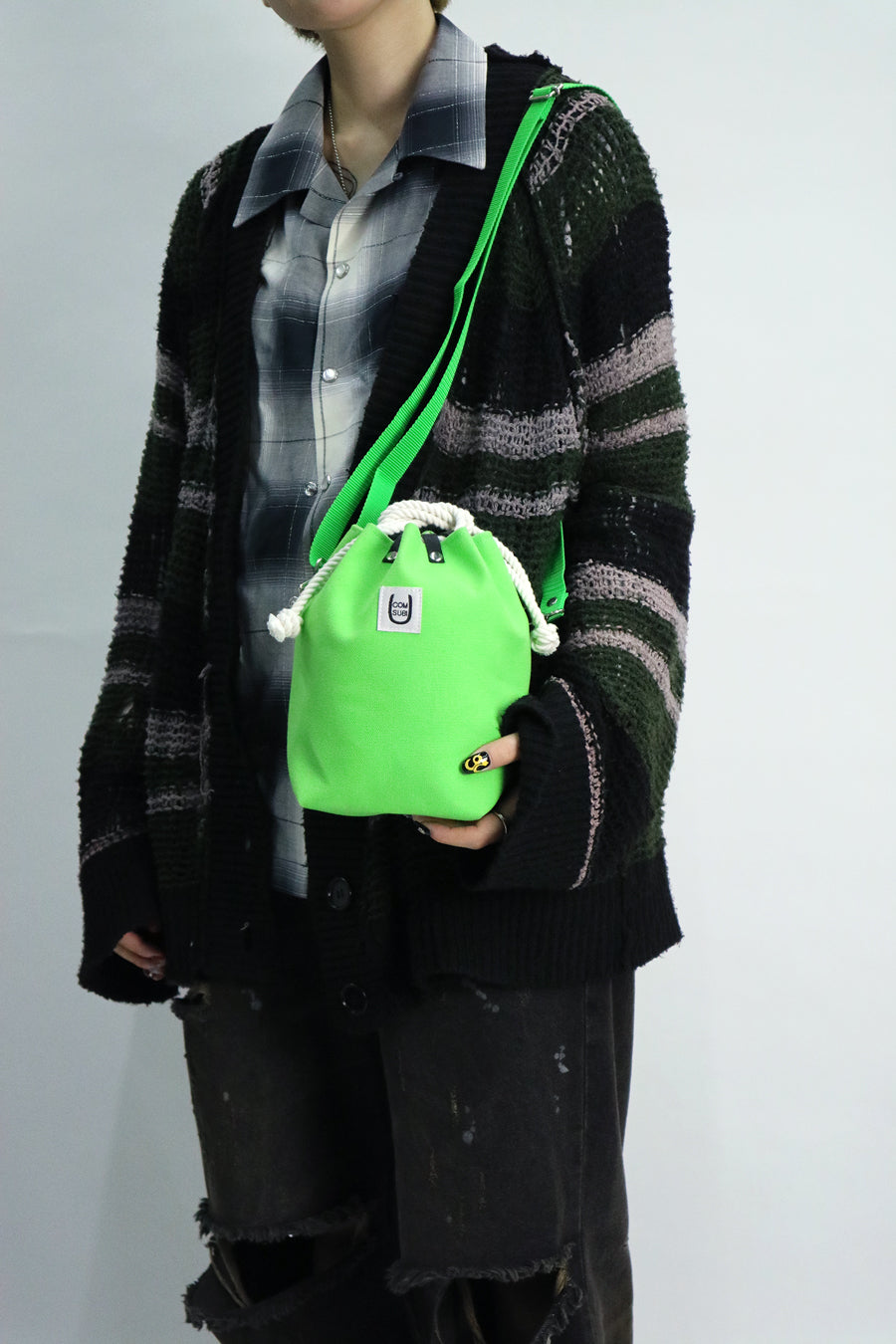 COMUSUBI / COMUSUBI BAG ”Leather” -Vanilla-