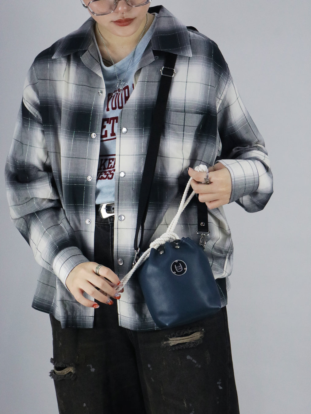 COMUSUBI / COMUSUBI BAG ”Leather” -Vanilla-