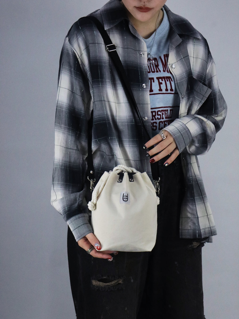COMUSUBI / COMUSUBI BAG ”Paraffin” -Natural-