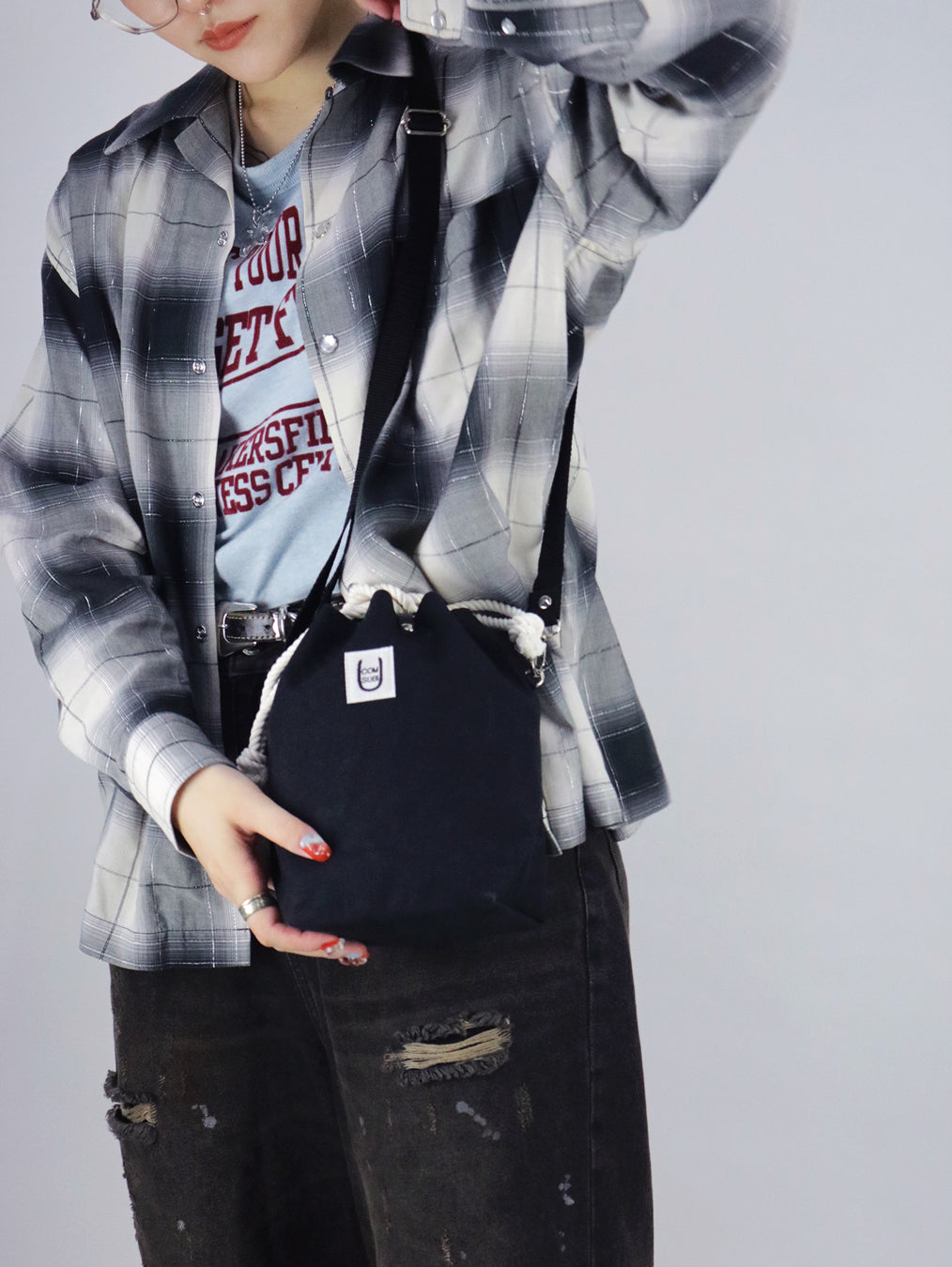 COMUSUBI / COMUSUBI BAG ”Leather” -Vanilla-