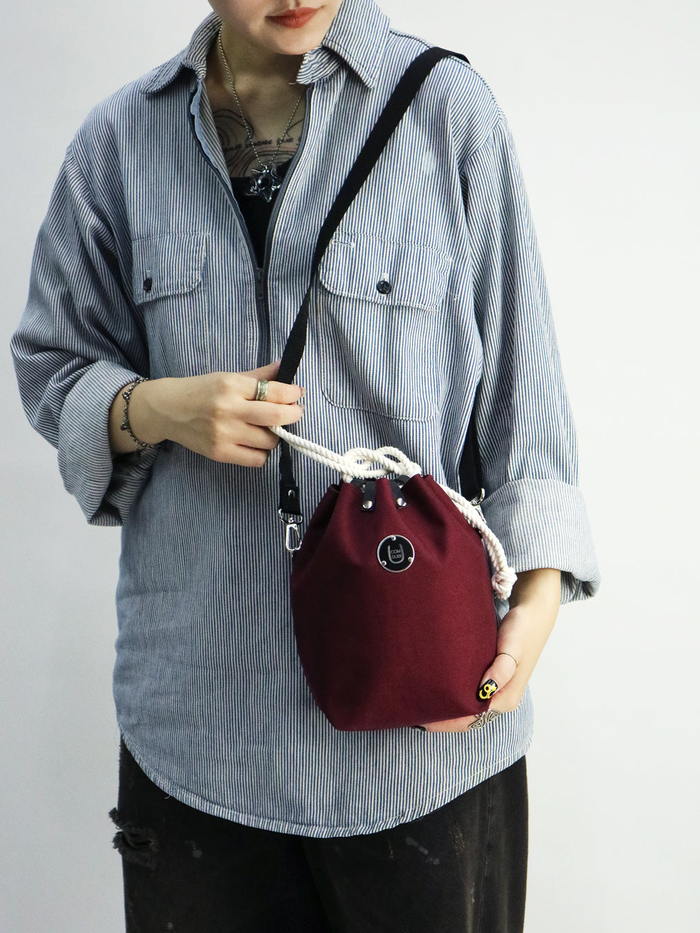COMUSUBI / COMUSUBI BAG ”Leather” -Vanilla-