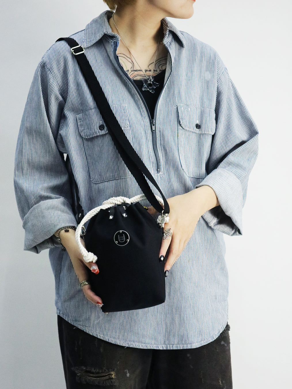 COMUSUBI / COMUSUBI BAG ”Leather” -Vanilla-