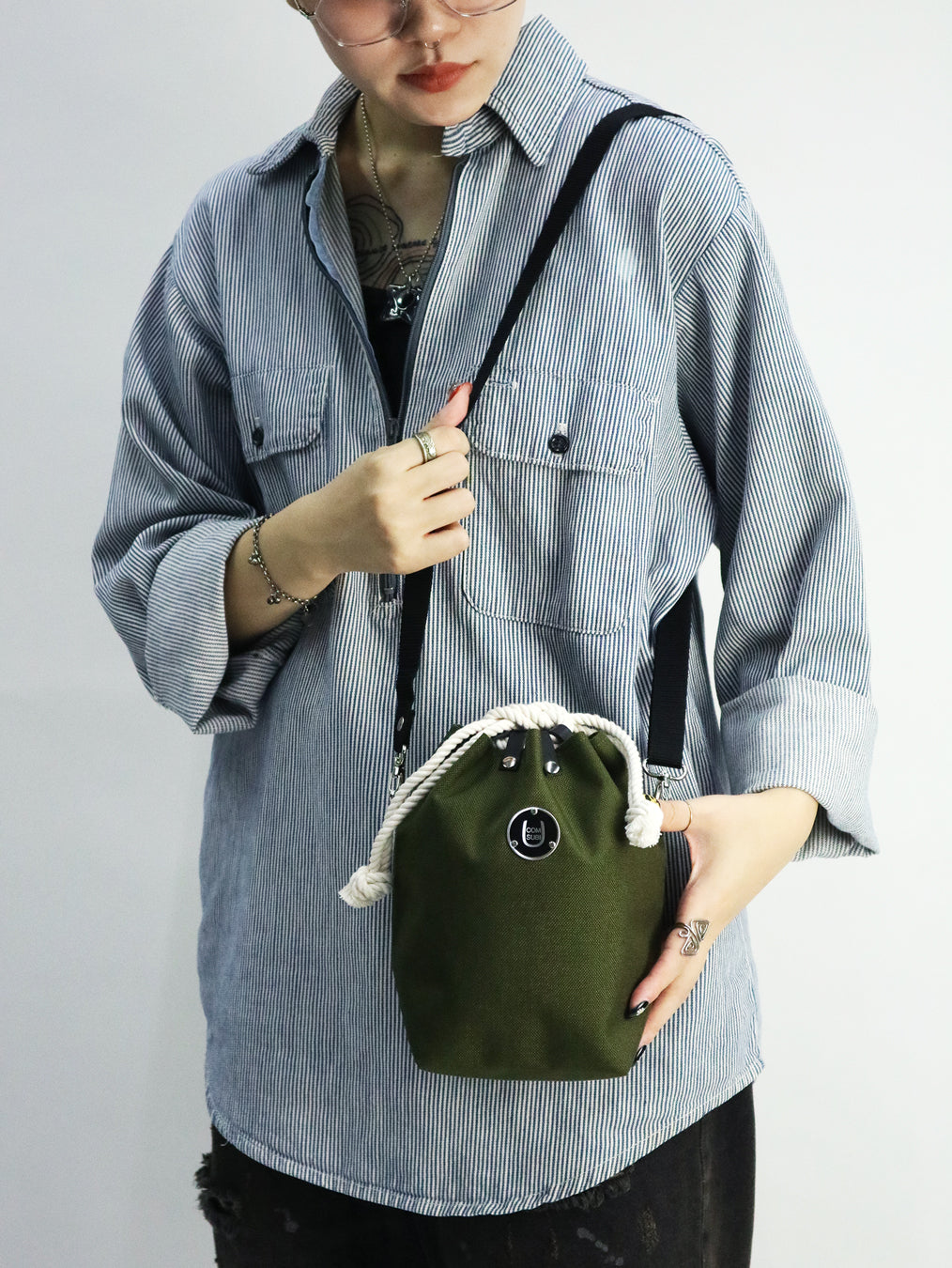 COMUSUBI / COMUSUBI BAG ”Leather” -Vanilla-
