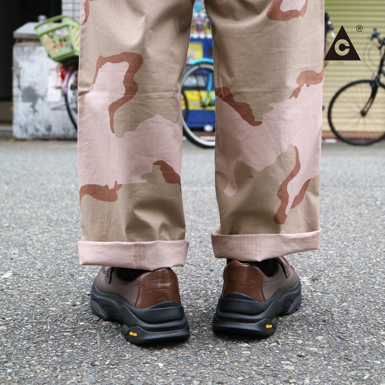 TMC / Two Seam SWT "2TONE" -Gray heather x Blue heather-