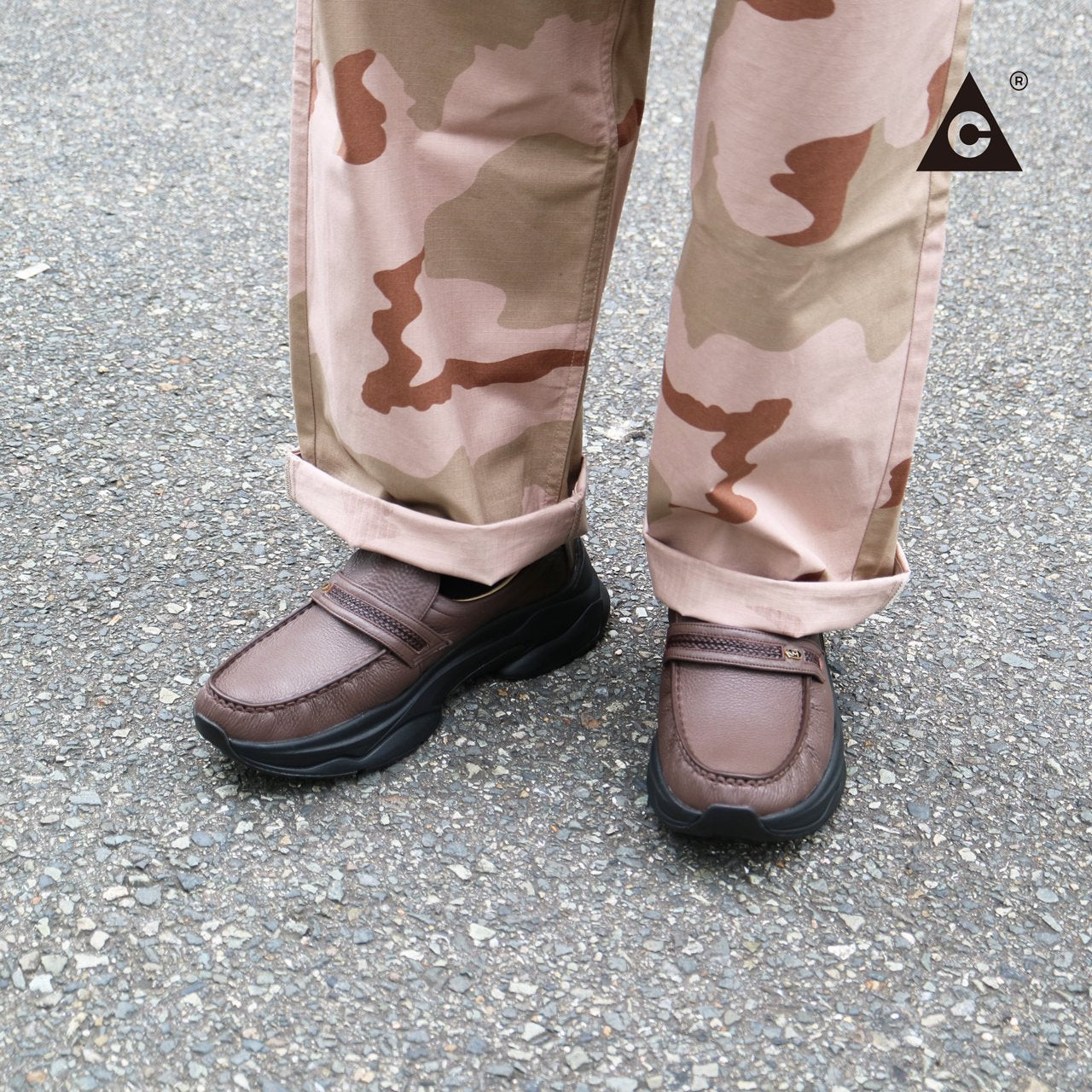 TMC / Two Seam SWT "2TONE" -Gray heather x Blue heather-