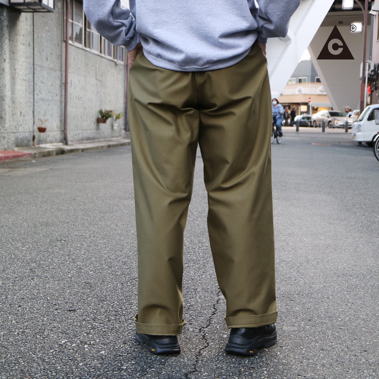 TMC / Two Seam SWT "2TONE" -Gray heather x Blue heather-