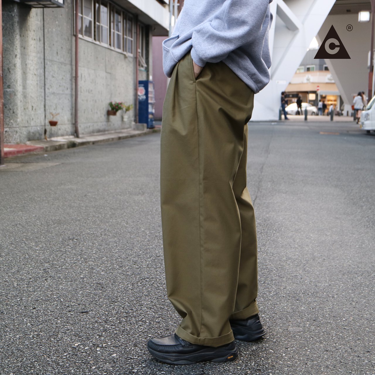 TMC / Two Seam SWT "2TONE" -Gray heather x Blue heather-