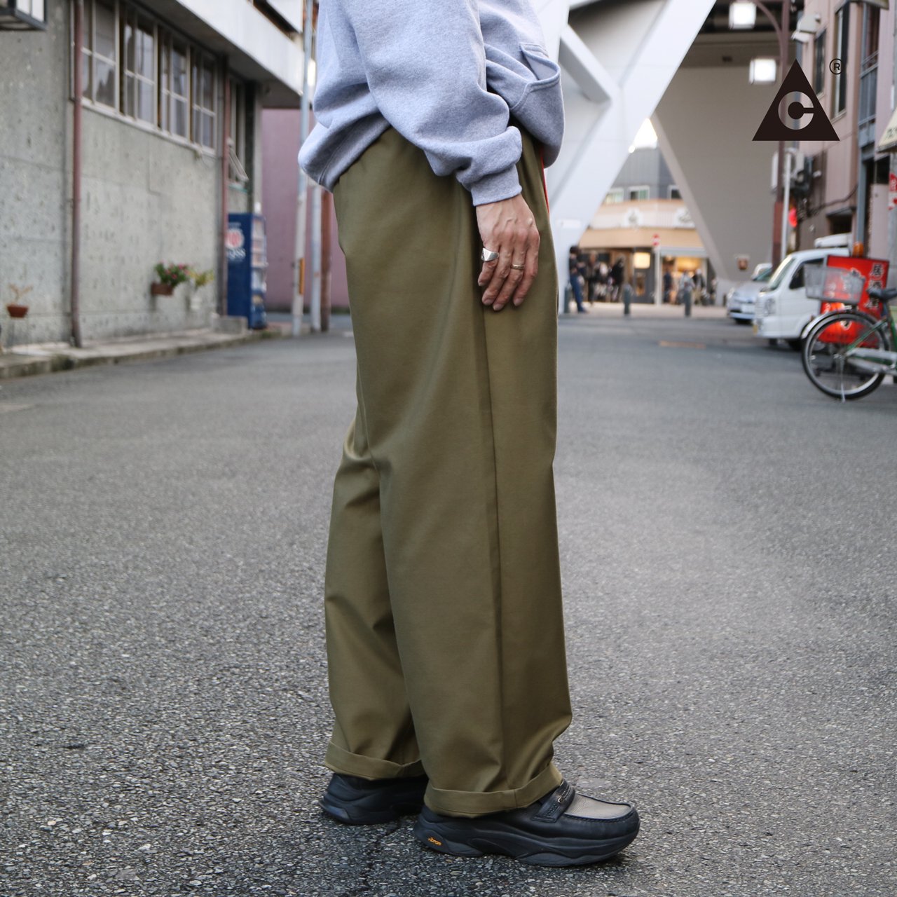 TMC / Two Seam SWT "2TONE" -Gray heather x Blue heather-