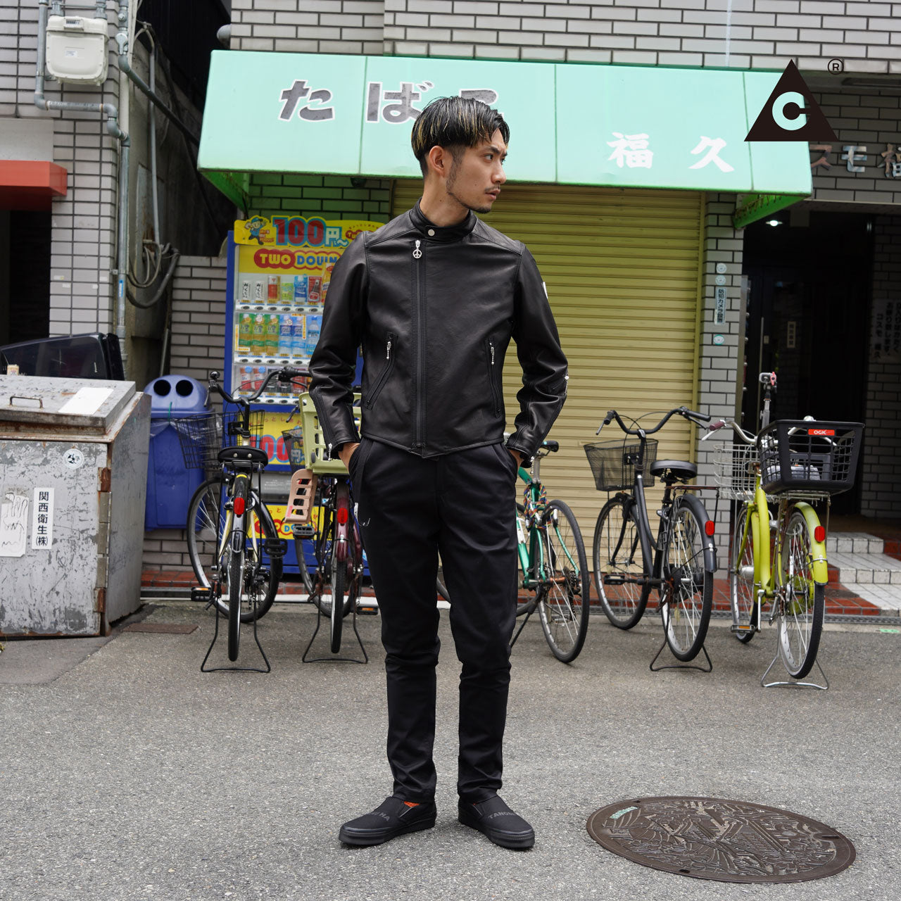 TMC / CANDY RIDER Leather -Black-
