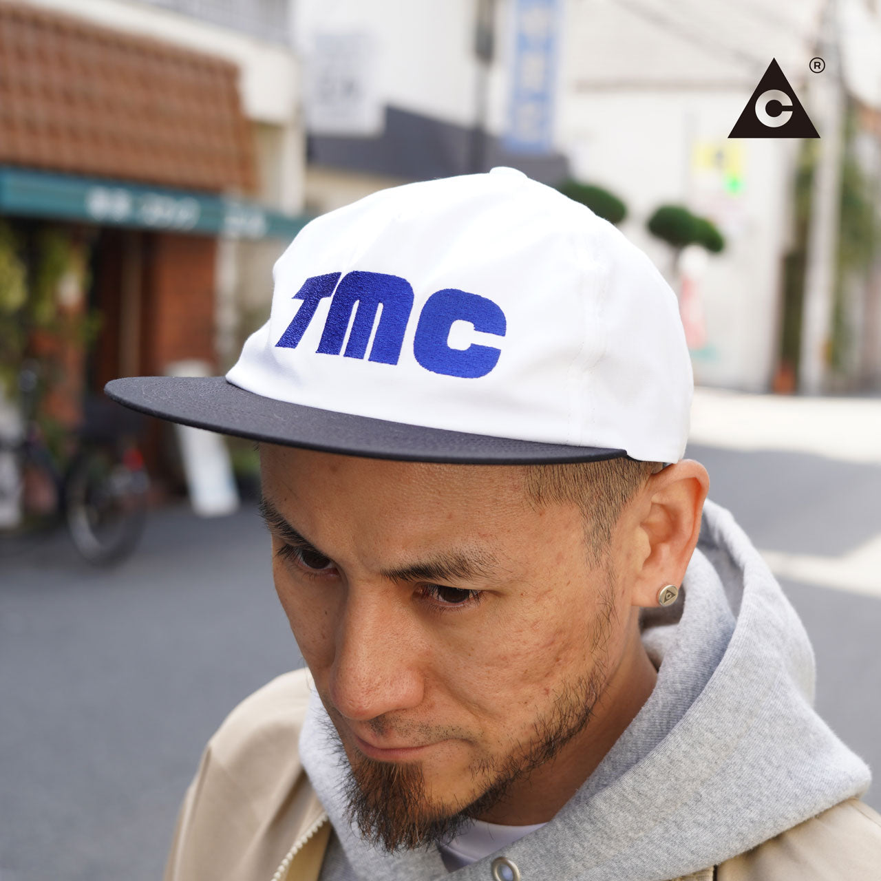 TMC / Two Seam SWT "2TONE" -Gray heather x Blue heather-