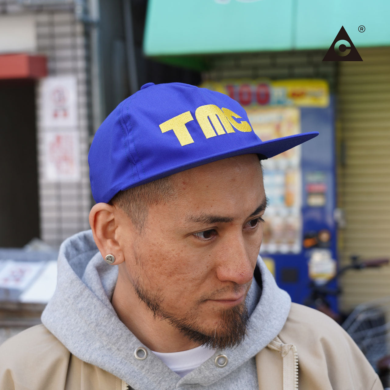 TMC / Two Seam SWT "2TONE" -Gray heather x Blue heather-