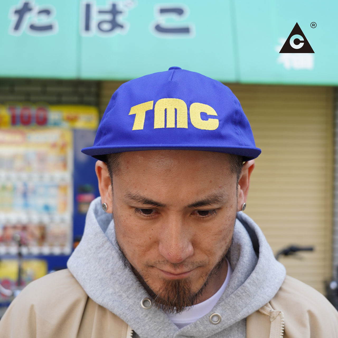 TMC / Two Seam SWT "2TONE" -Gray heather x Blue heather-