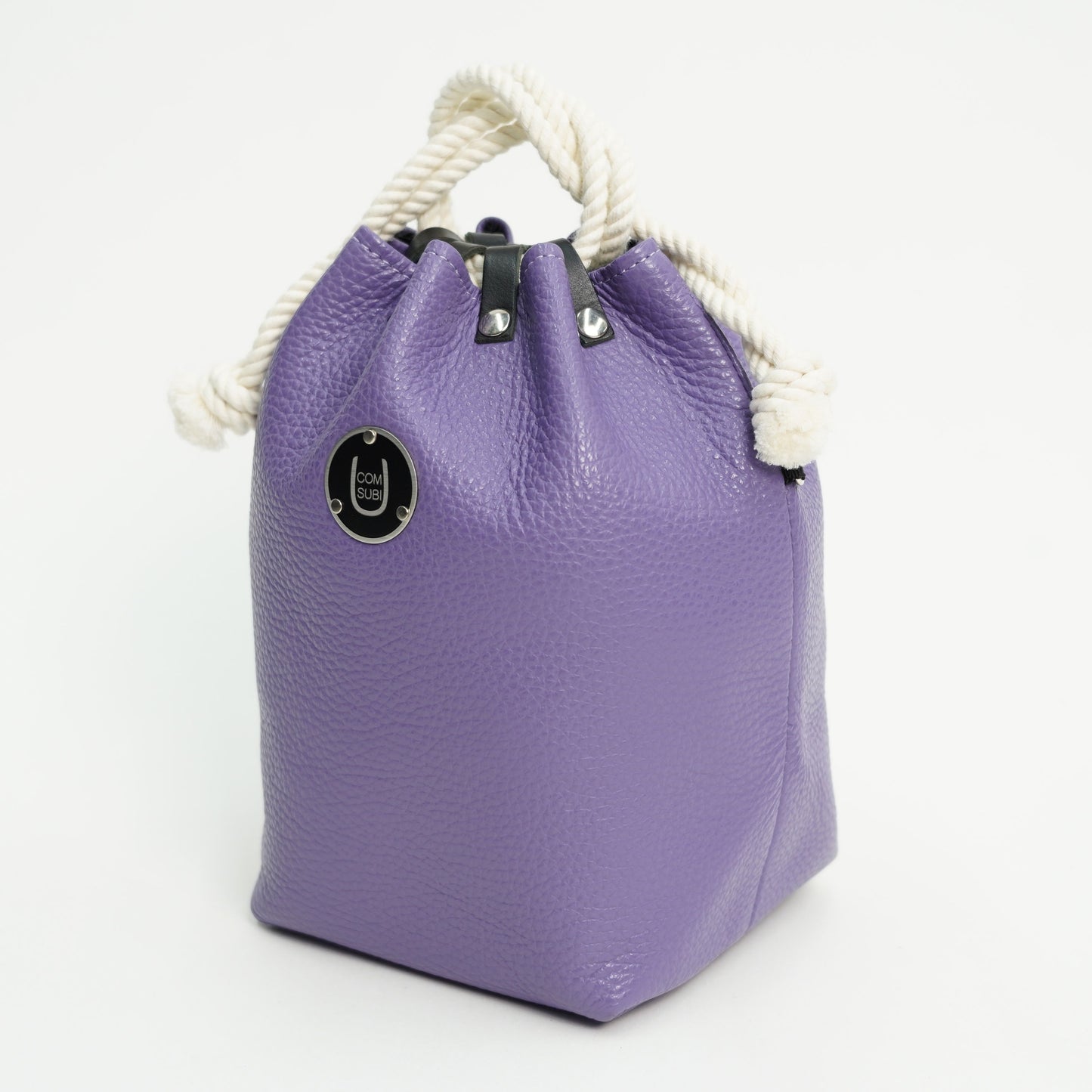 COMUSUBI / COMUSUBI BAG ”Leather” -Lilac-