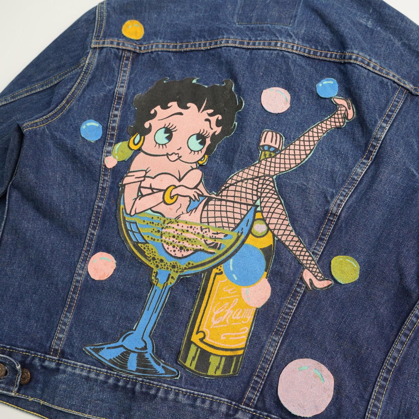 Levi's 557 3rd (サード) Denim Tracker Jacket "Betty Boop"