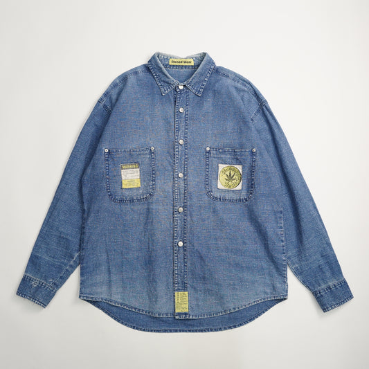 80〜90's Stoned Wear Hemp Denim Shirt JKT