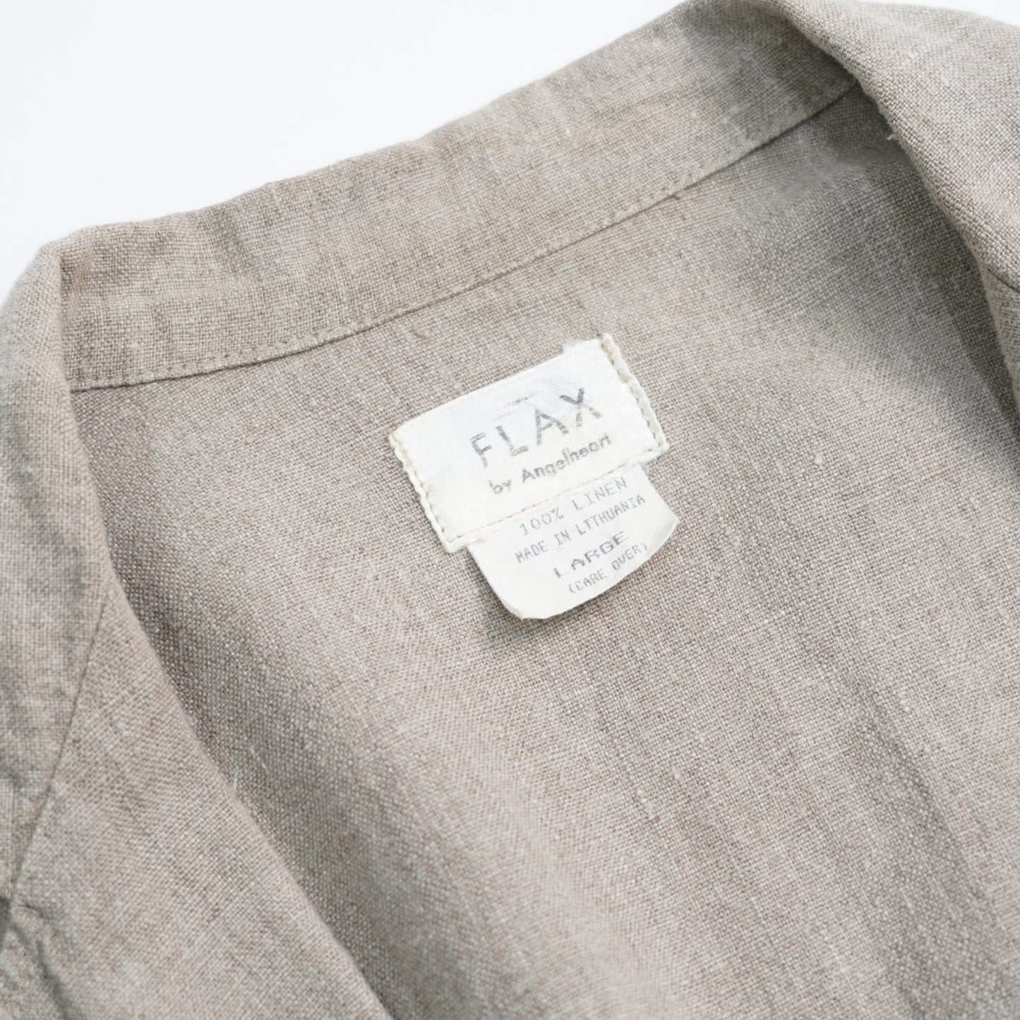 80's FLAX Linen Half Coat