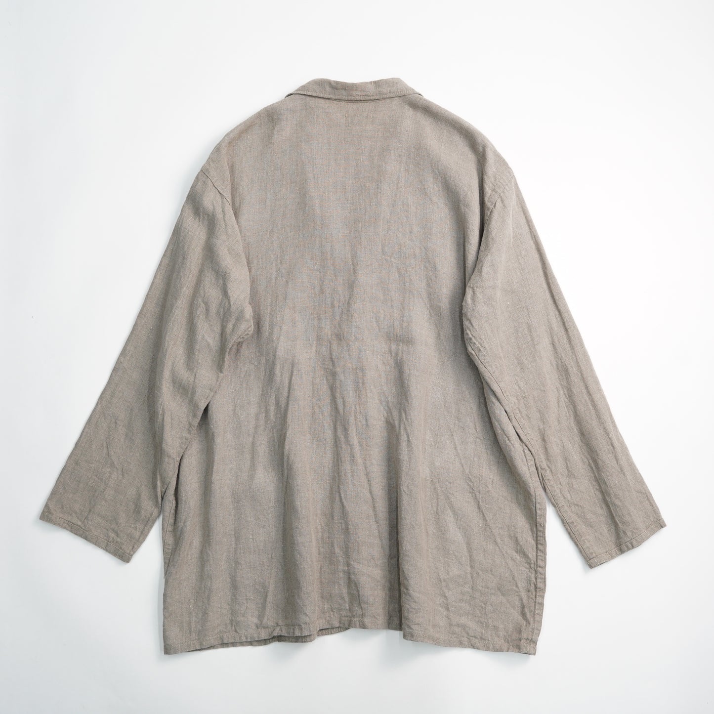 80's FLAX Linen Half Coat