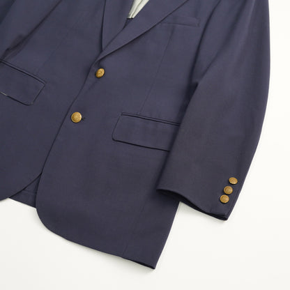 70's~ Vintage BILL BLASS Tailored Jacket ”Navy”