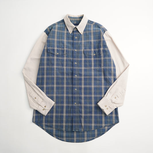 80~90's Wrangler Switching Pattern L/S Shirts