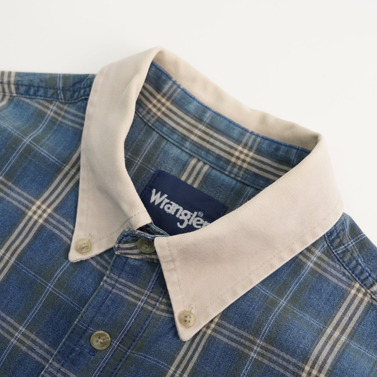 80~90's Wrangler Switching Pattern L/S Shirts