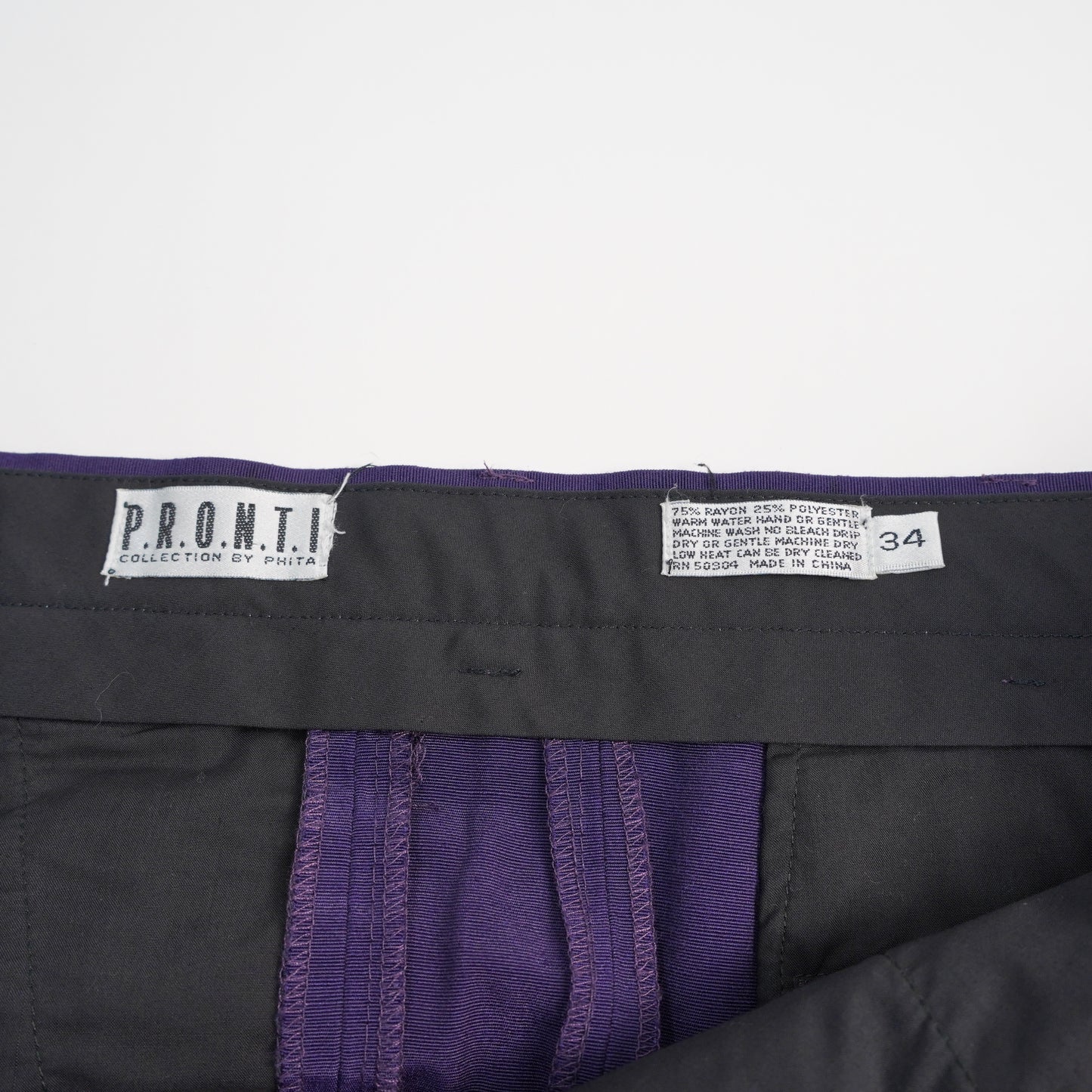 80~90's Design Slacks "Purple"