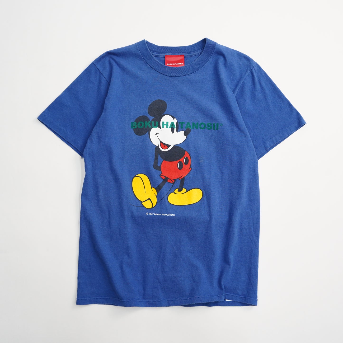 BOKU HA TANOSII / BOKUTANO on USED ”Micky Mouse” Blue