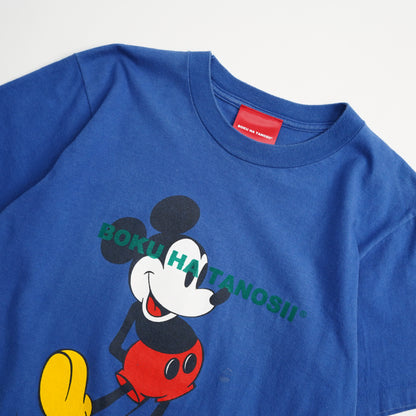 BOKU HA TANOSII / BOKUTANO on USED ”Micky Mouse” Blue