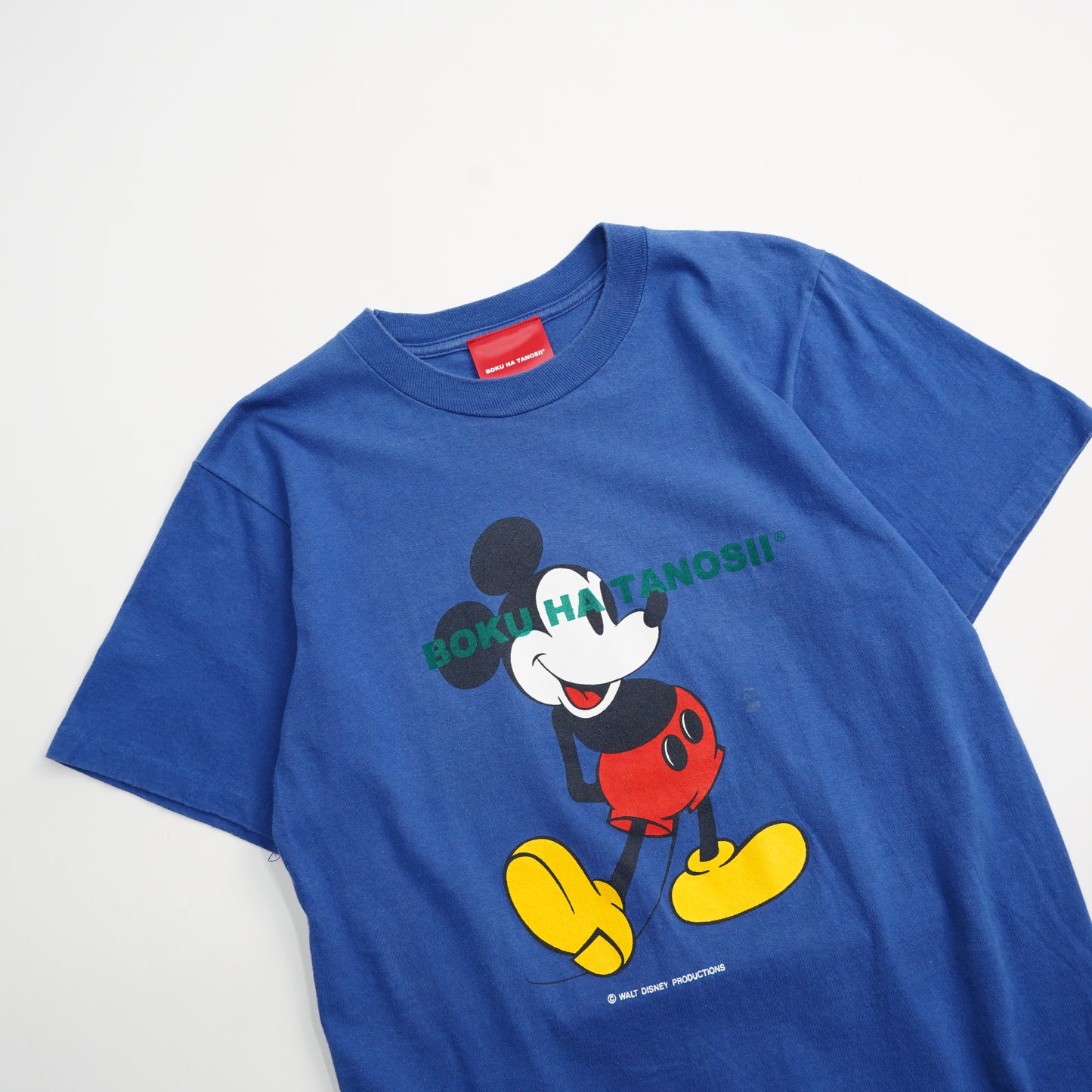 BOKU HA TANOSII / BOKUTANO on USED ”Micky Mouse” Blue