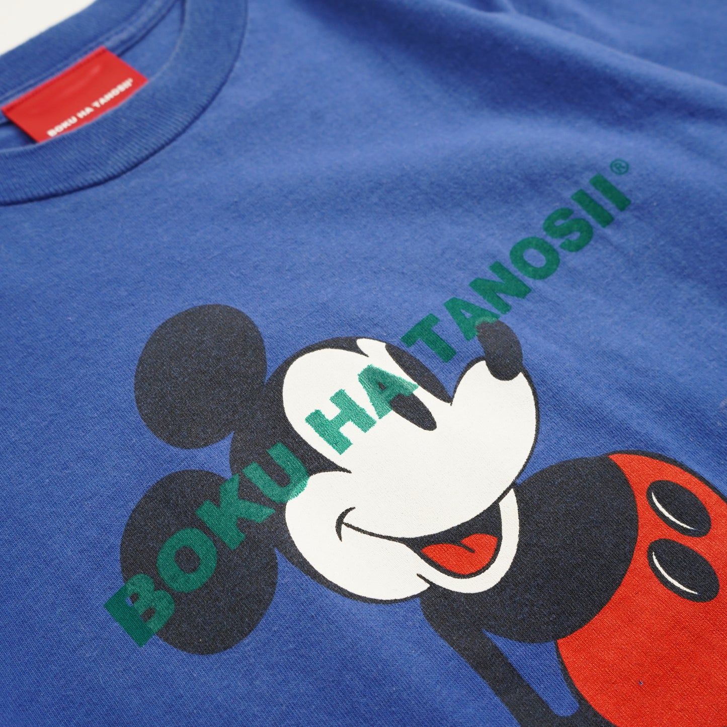 BOKU HA TANOSII / BOKUTANO on USED ”Micky Mouse” Blue