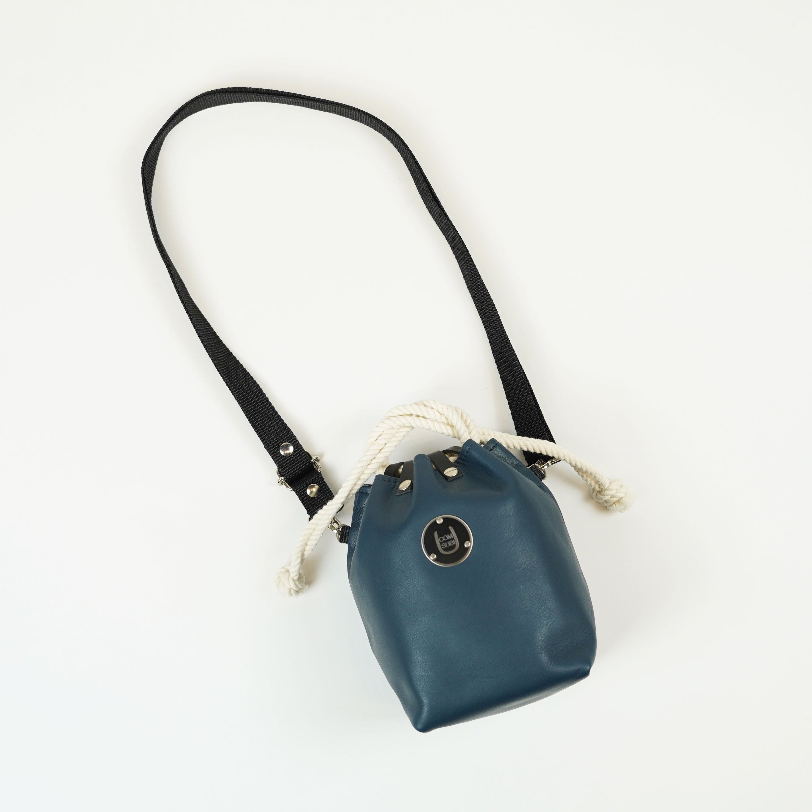 COMUSUBI / COMUSUBI BAG mini ”Italian Smooth Leather” -NVY-