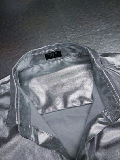 Silver Dress Shirt